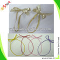 Golden/Silver Elastic Bow for Gift Box packaging